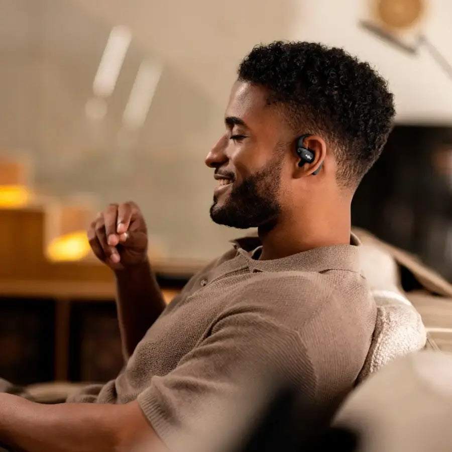 Shokz OpenFit 2 Open-Ear True Wireless Earbuds, Black