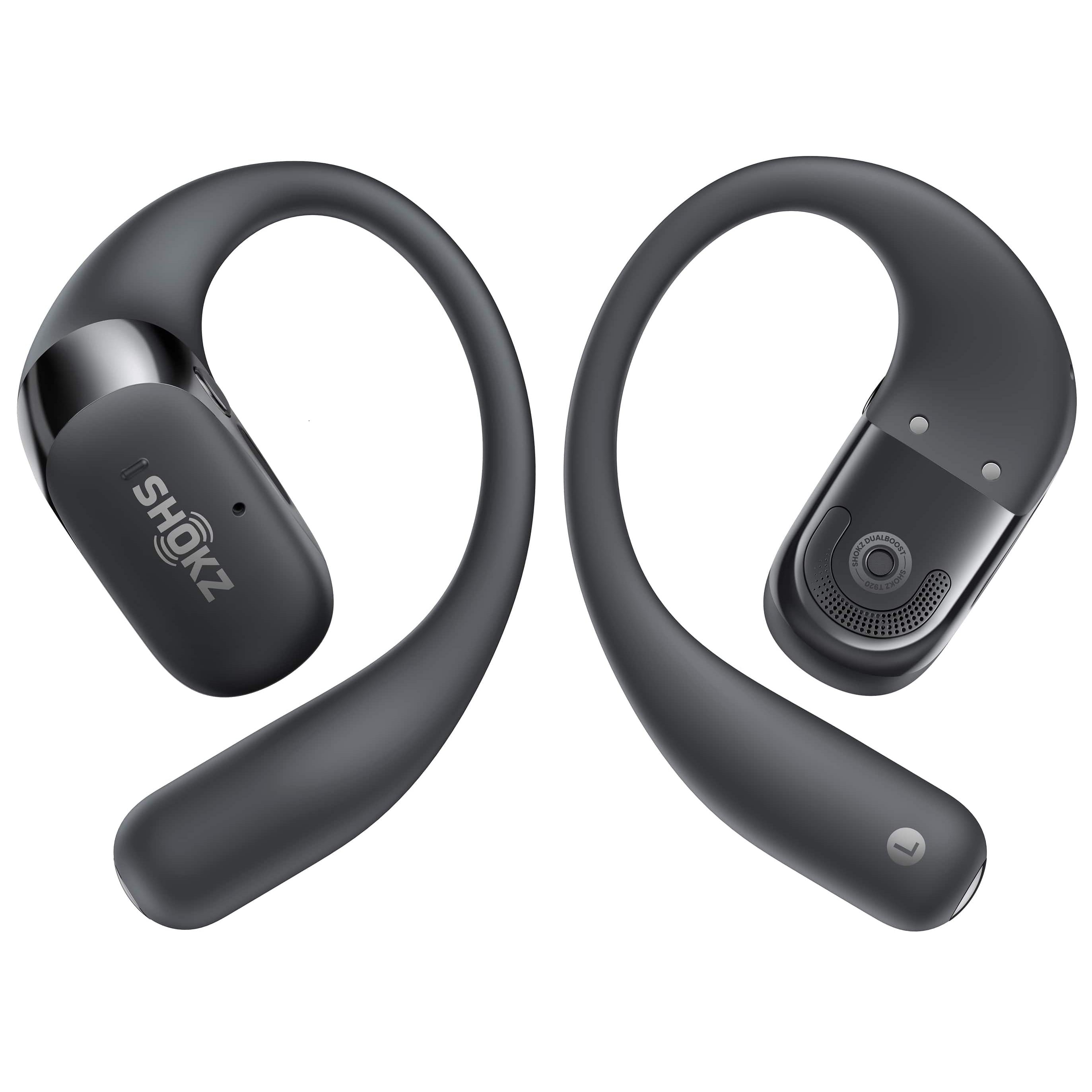 Shokz OpenFit 2 Open-Ear True Wireless Earbuds, Black