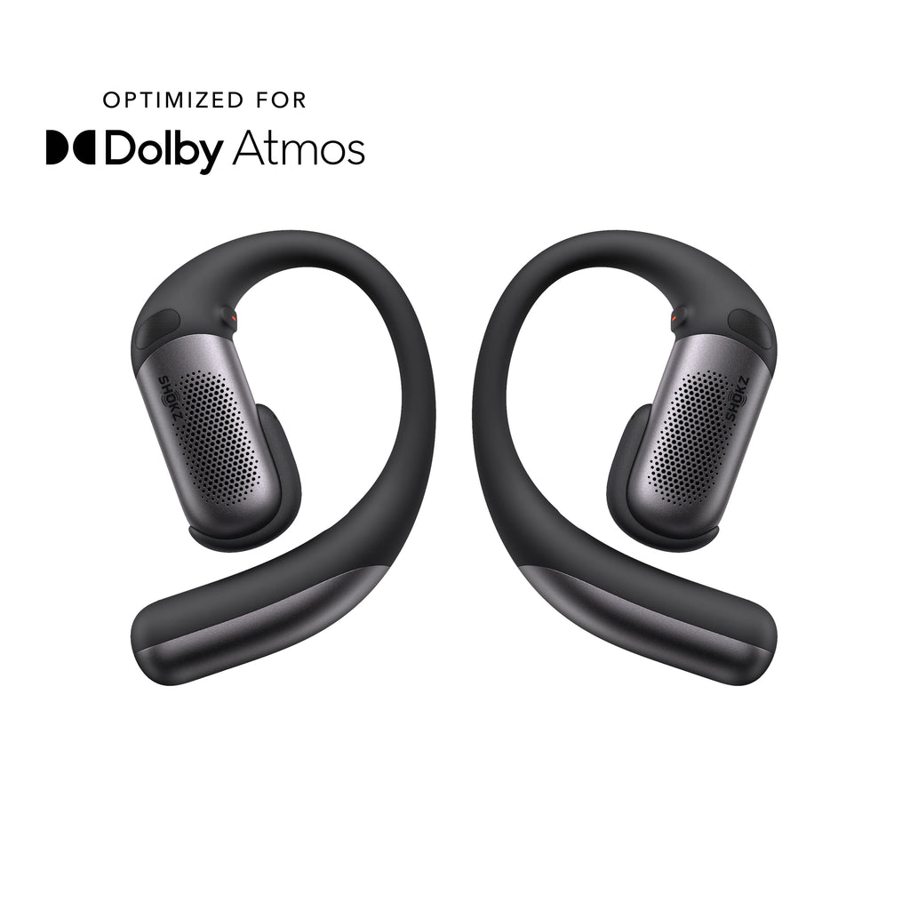 Shokz OpenFit Pro Open-Ear True Wireless Bluetooth Active Noise Reduction Earbuds, Black