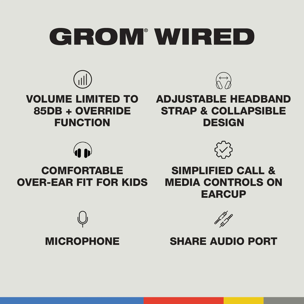 Skullcandy Grom Kids Wired Headphones