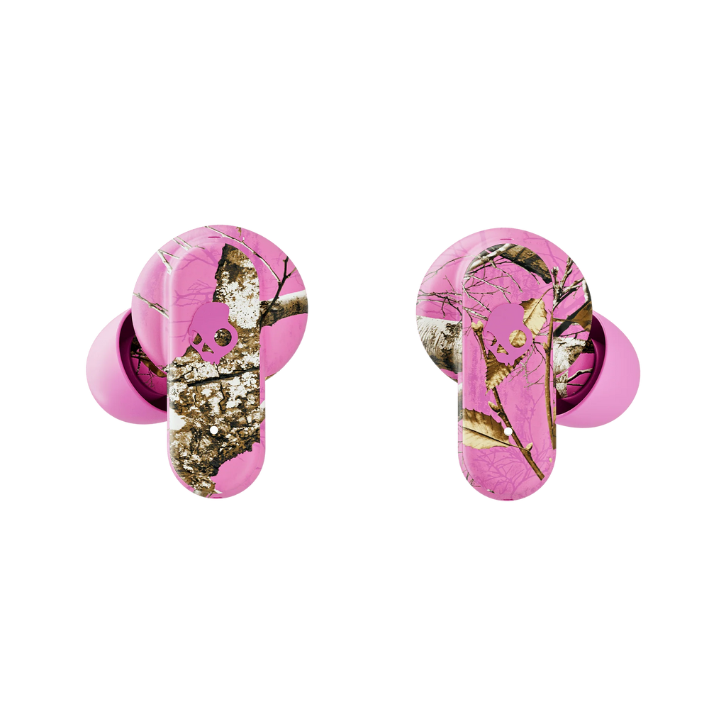 Skullcandy x Realtree Dime EVO True Wireless Earbuds, Pink Camo