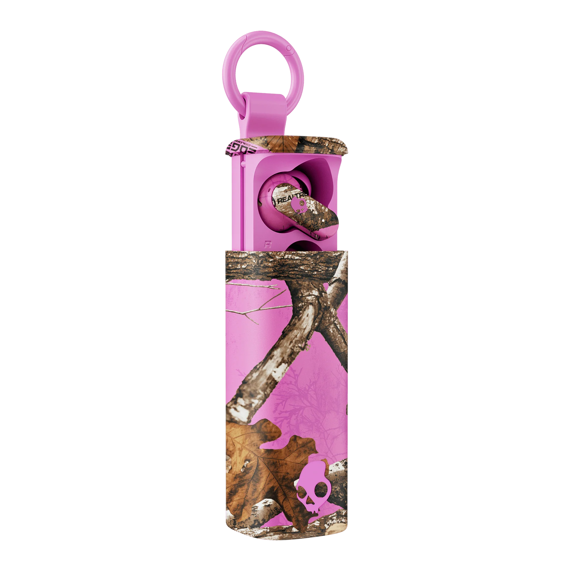 Skullcandy x Realtree Dime EVO True Wireless Earbuds, Pink Camo