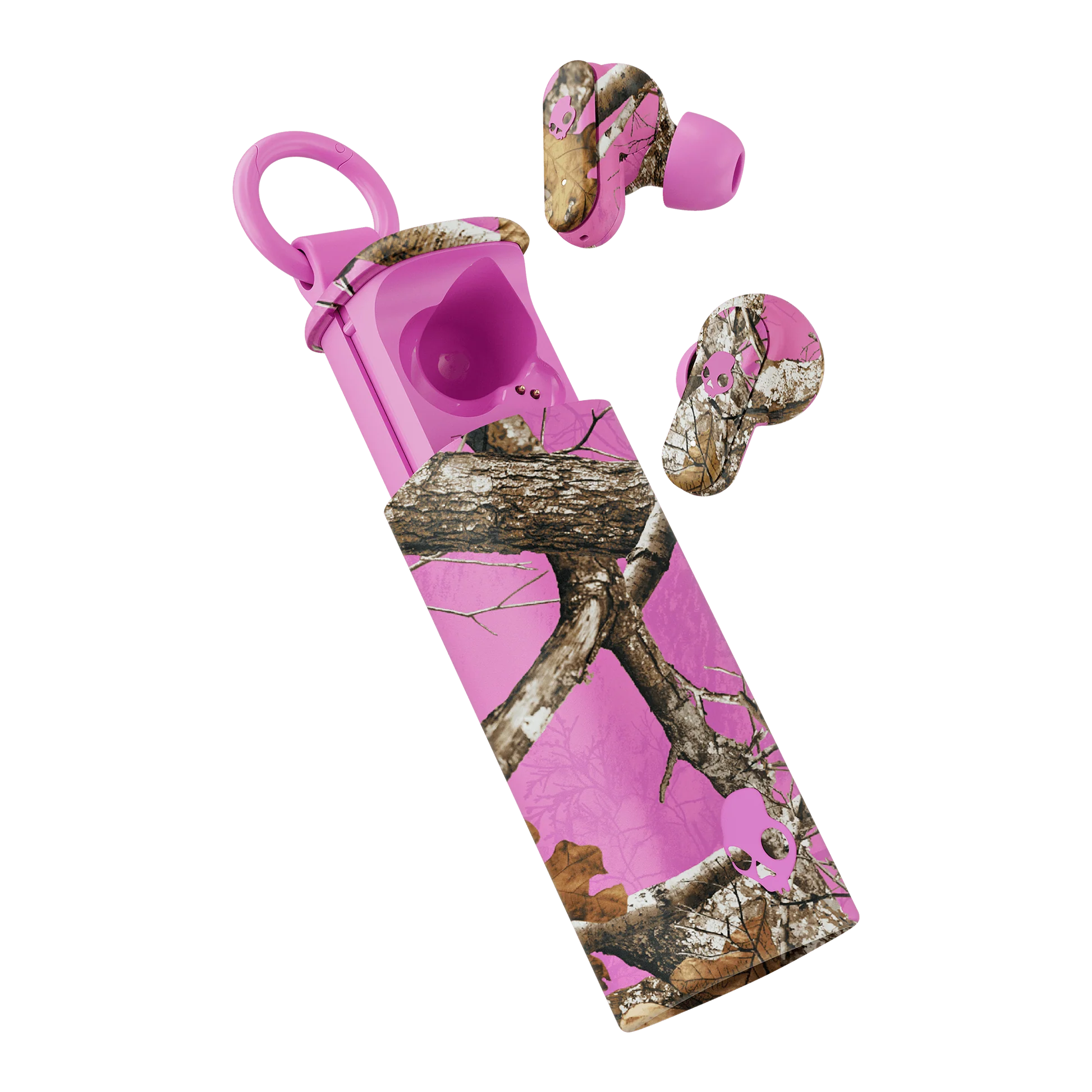Skullcandy x Realtree Dime EVO True Wireless Earbuds, Pink Camo
