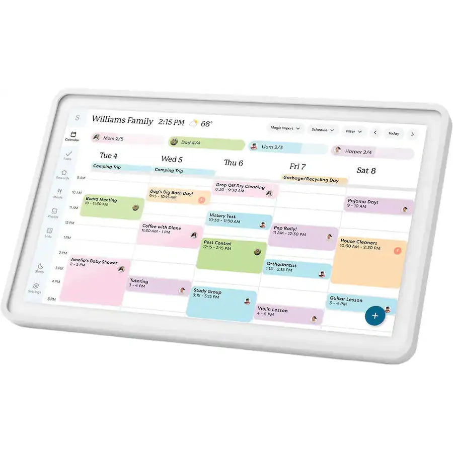 Skylight Calendar 2: Touchscreen Smart Calendar and Chore Chart, White
