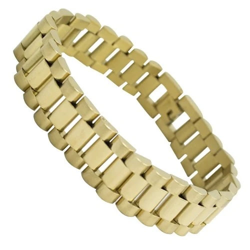 Stainless Steel Gold Tone Bracelet