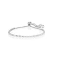Sterling Silver & CZ Slider Tennis Bracelet