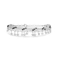 Sterling Silver Multi Link Stars Bracelet