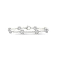 Sterling Silver Paperclip Chain & CZ Bracelet
