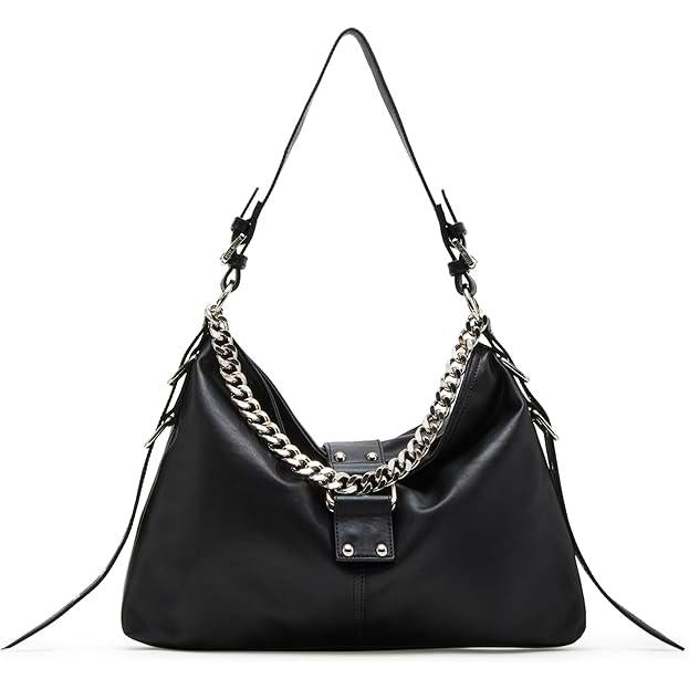 Steve Madden Alyssa Hobo Shoulder Bag, Black