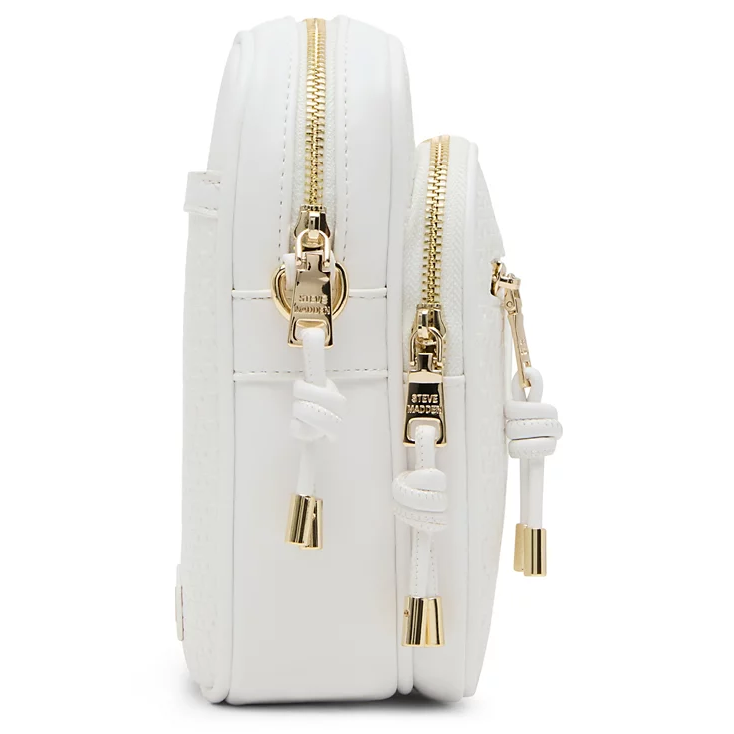 Steve Madden Damien Mini Crossbody, White