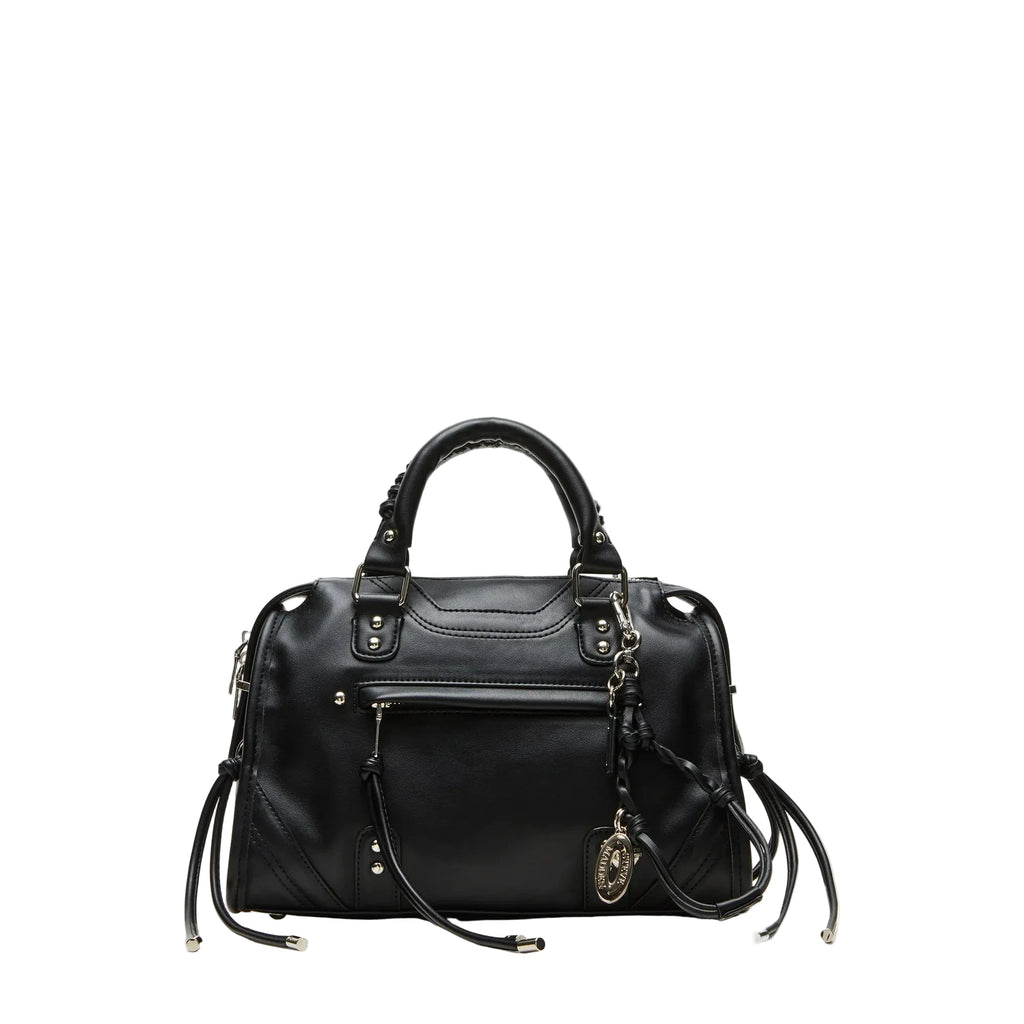 Steve Madden Riggs Satchel, Distressed Black