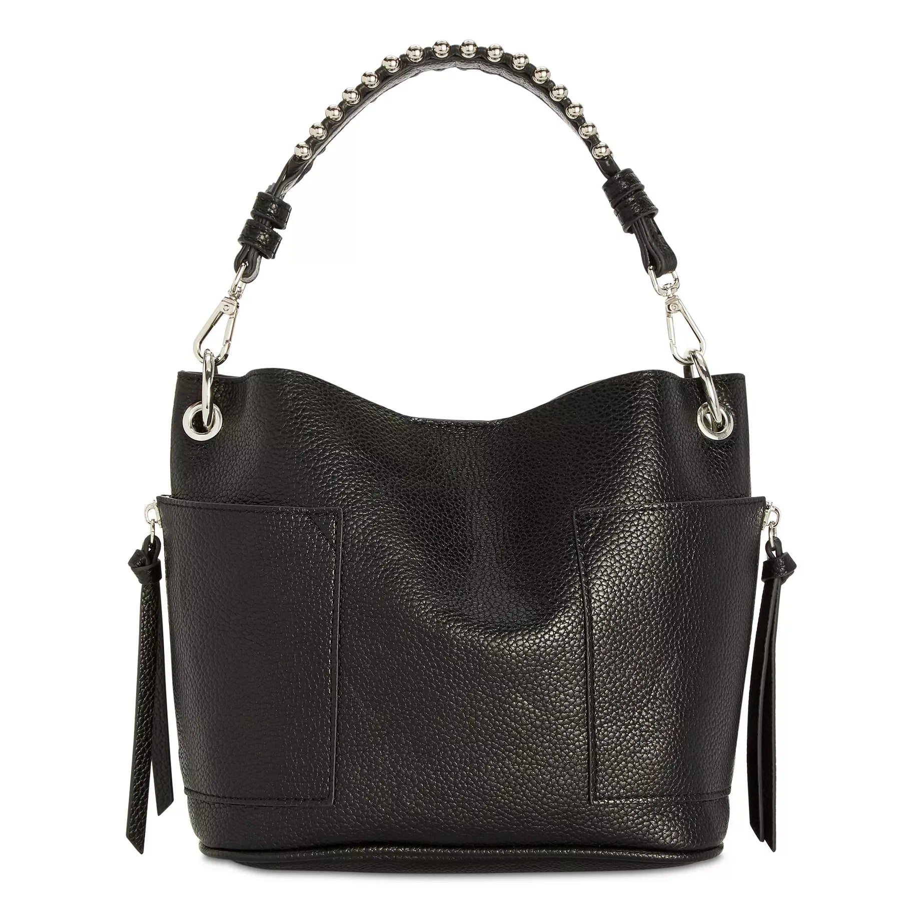 Steve Madden Sammy Bucket Tote Bag, Black