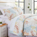 Tropical Calm Comforter Set, Cream