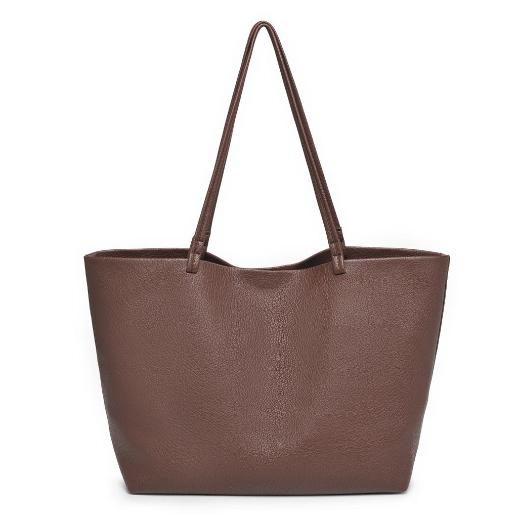Urban Expressions Alma Tote & Pouch Set, Chocolate