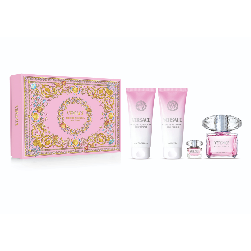 VERSACE - Bright Crystal 4 Piece Gift Set