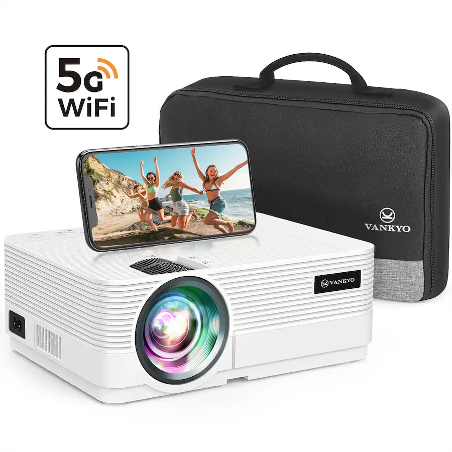 Vankyo Leisure 470 Pro Native Wireless Mini Projector, White