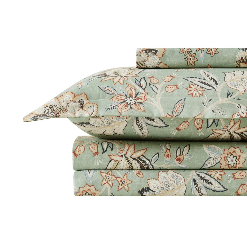 Willow Duvet Cover Set, Green