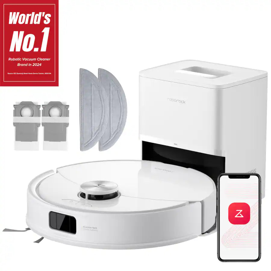 Roborock Q10 Series Robot Vacuum & Mop, White