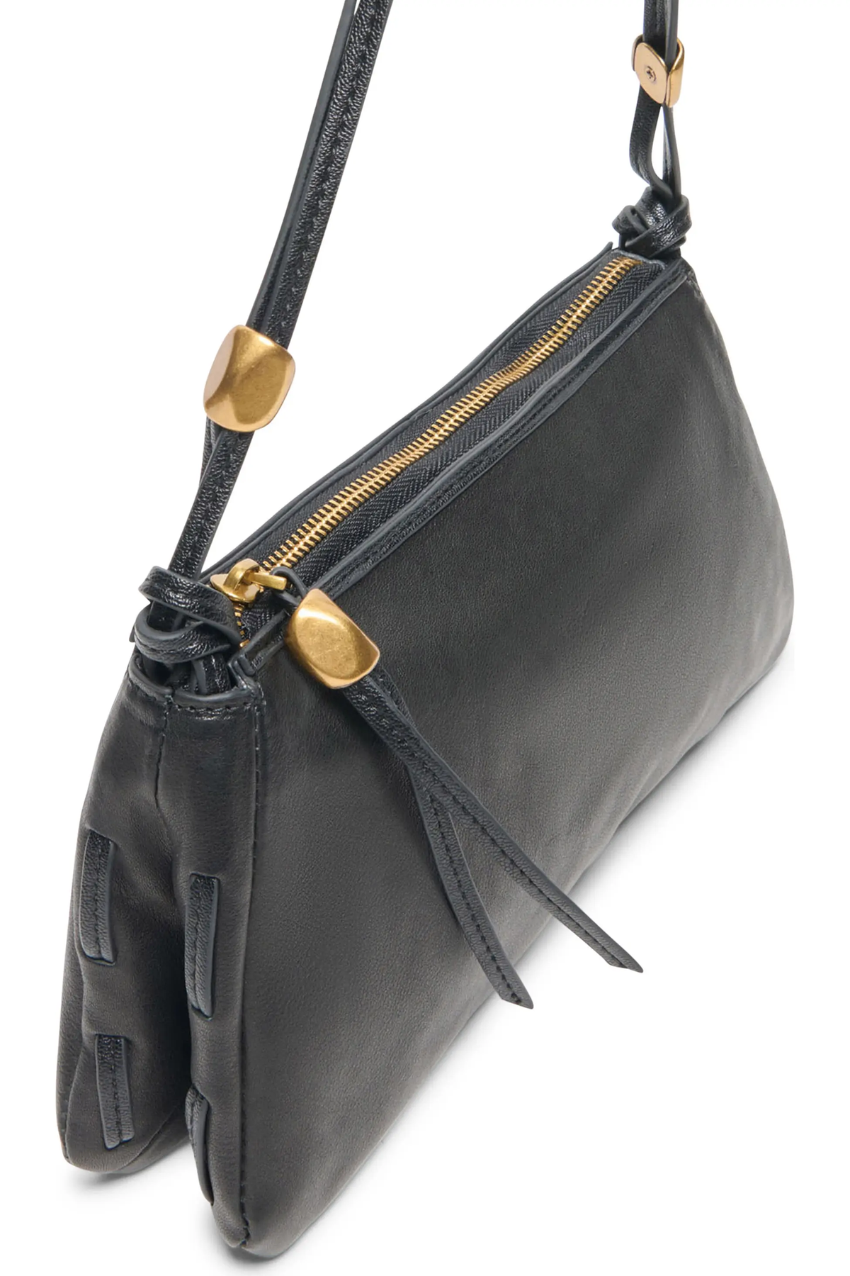 Dolce Vita Solara Leather Shoulder Bag, Black