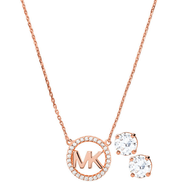 Michael Kors Pendant Necklace & Earring Set