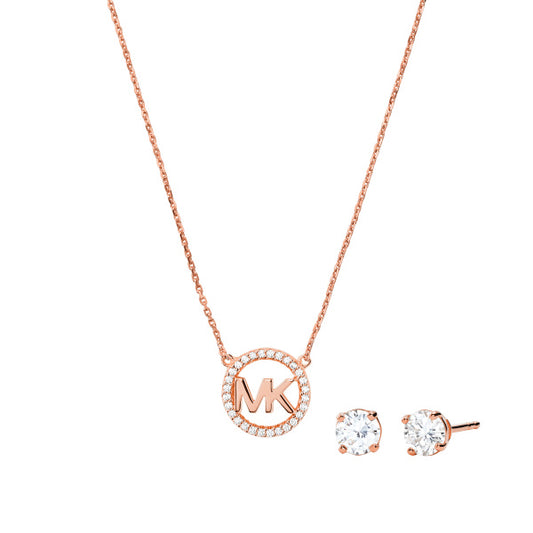 Michael Kors Pendant Necklace & Earring Set