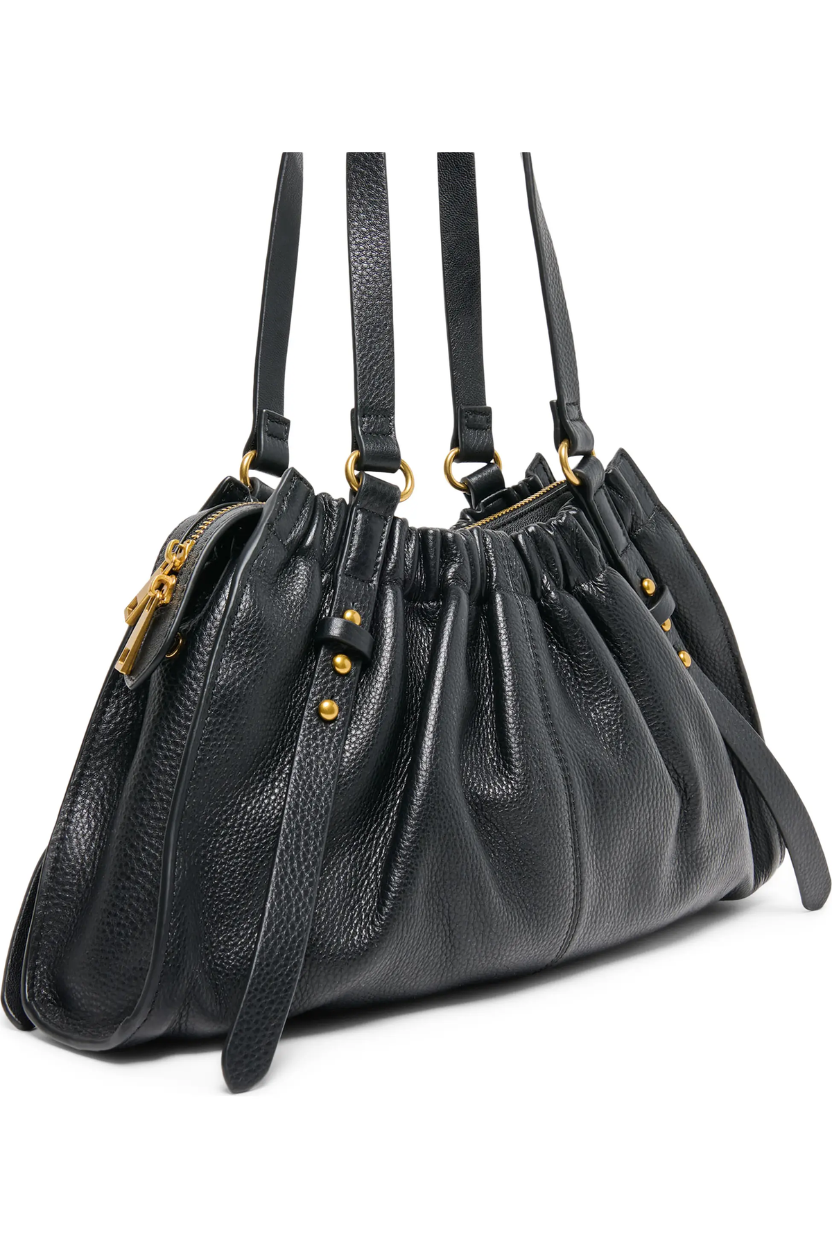 Dolce Vita Sloan Leather Shoulder Bag, Black