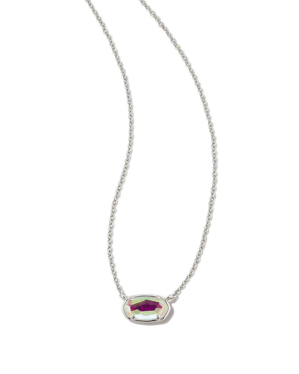 Kendra Scott Grayson Short Pendant Necklace, Dichroic Glass